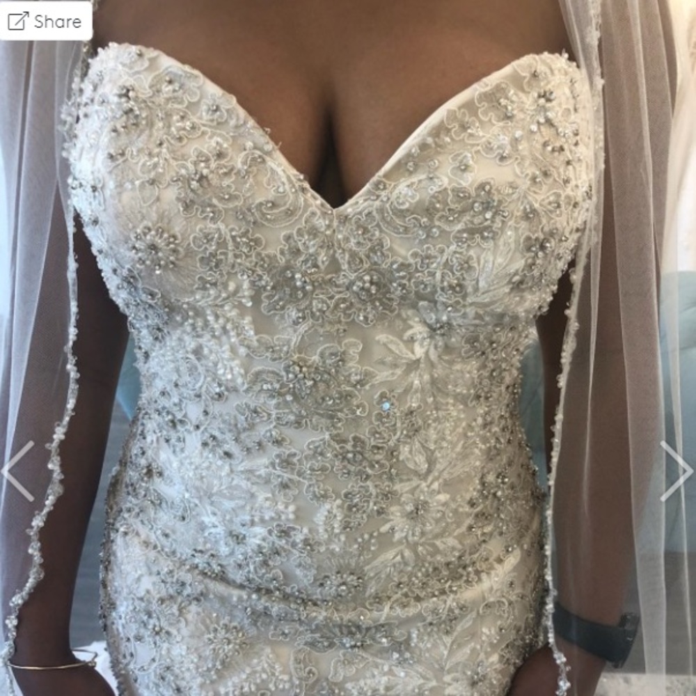Allure bridal style 9421 wedding dress